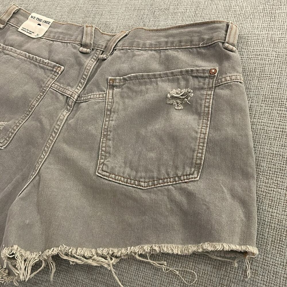 NWT Free People Now or Never distressed Denim Short, 31 - Picture 11 of 16